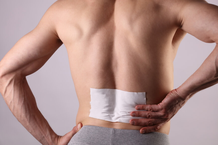 Rücken Pflaster bei Rückenschmerzen